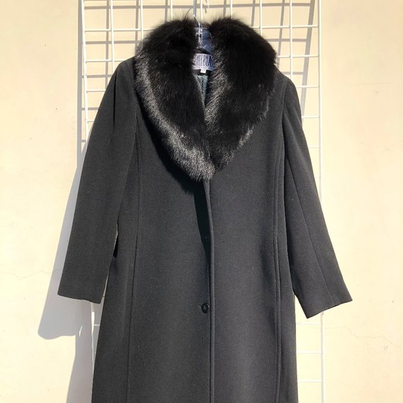 bill blass Jackets & Blazers - Bill Blass wool fur coat